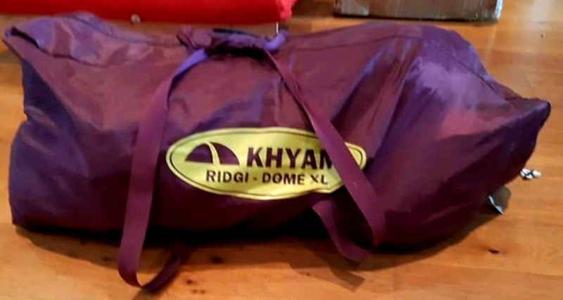 Tent (KHYAM RIDGI-DOME XL) - NOT FREE 